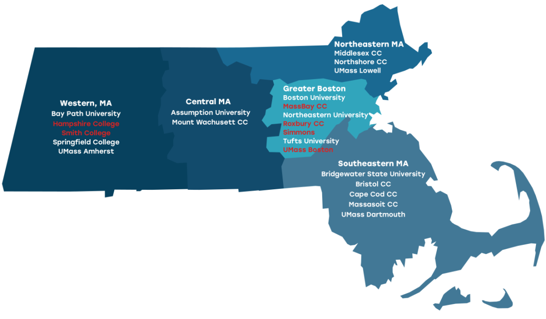 map of mentorship participants